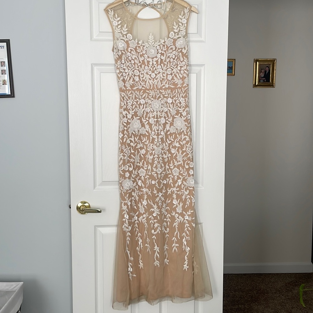 Badgley Mischka beaded gown